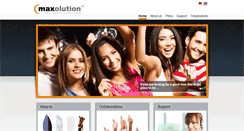 Desktop Screenshot of maxolution.at