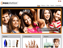 Tablet Screenshot of maxolution.at